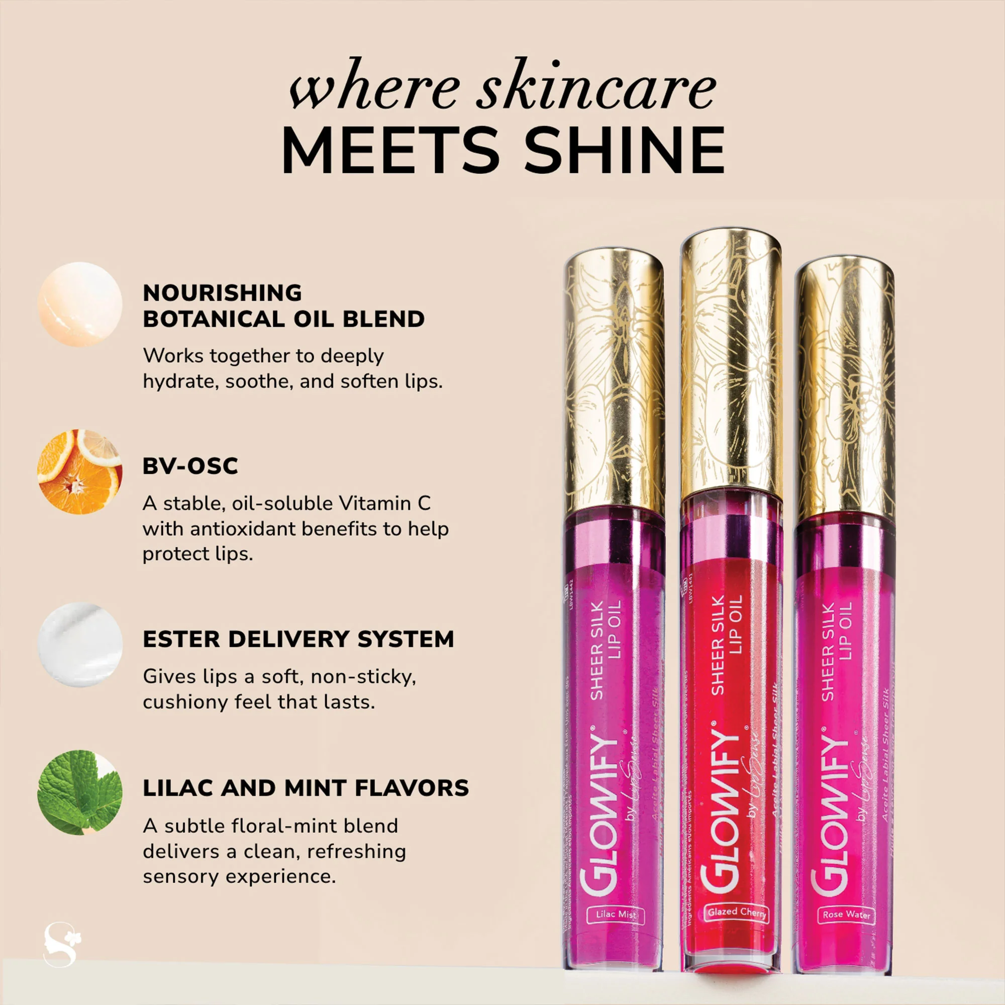 Glowify Sheer Silk Lip Oil Collection - Image 6