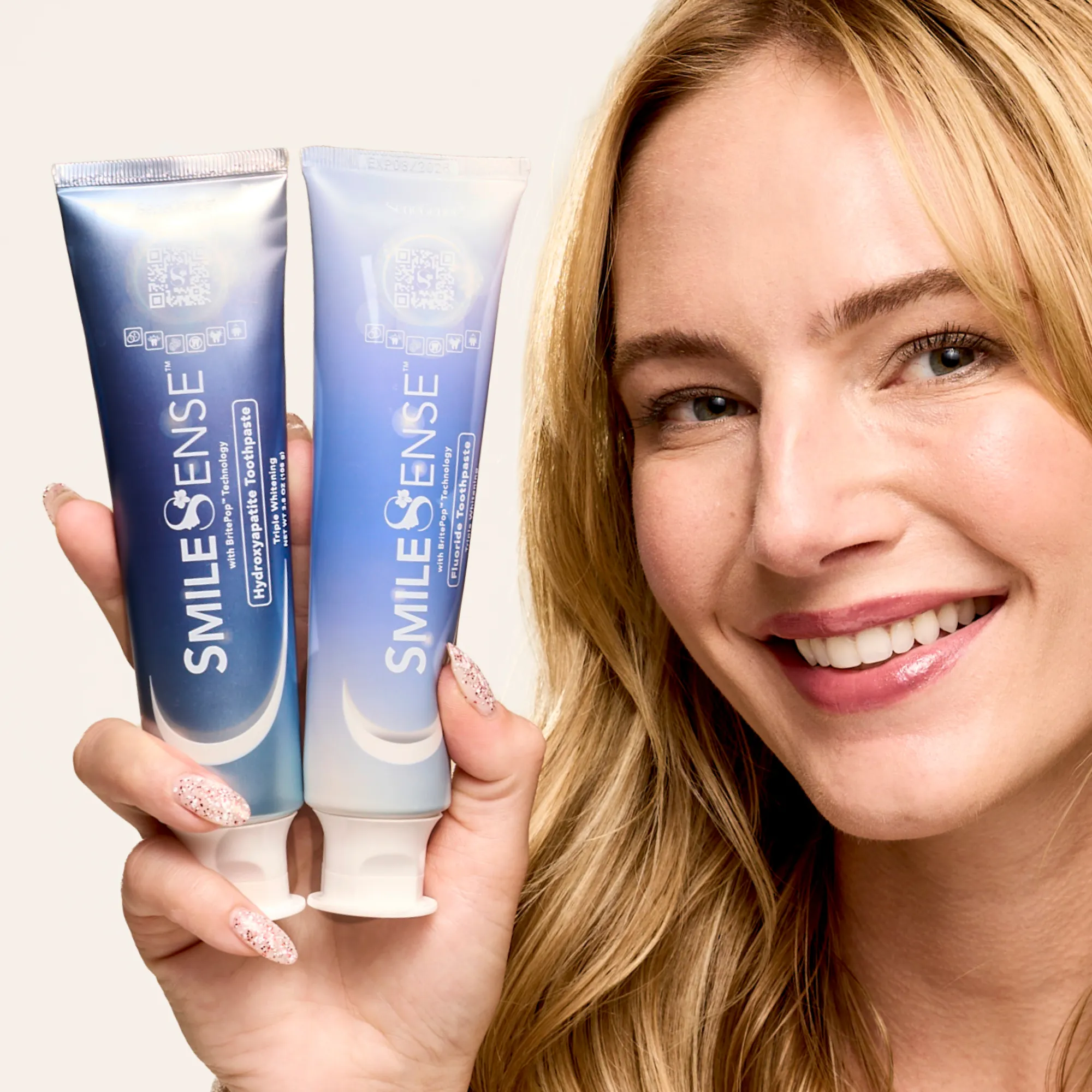 SmileSense™ Fluoride Toothpaste with BritePop™ Technology - Image 8